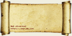 Gustav Jačović vizit kartica